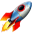Rocketship emoji